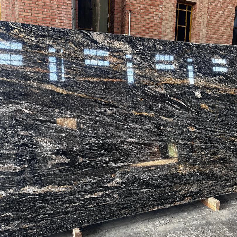 Imported granite building stone Titanium gold